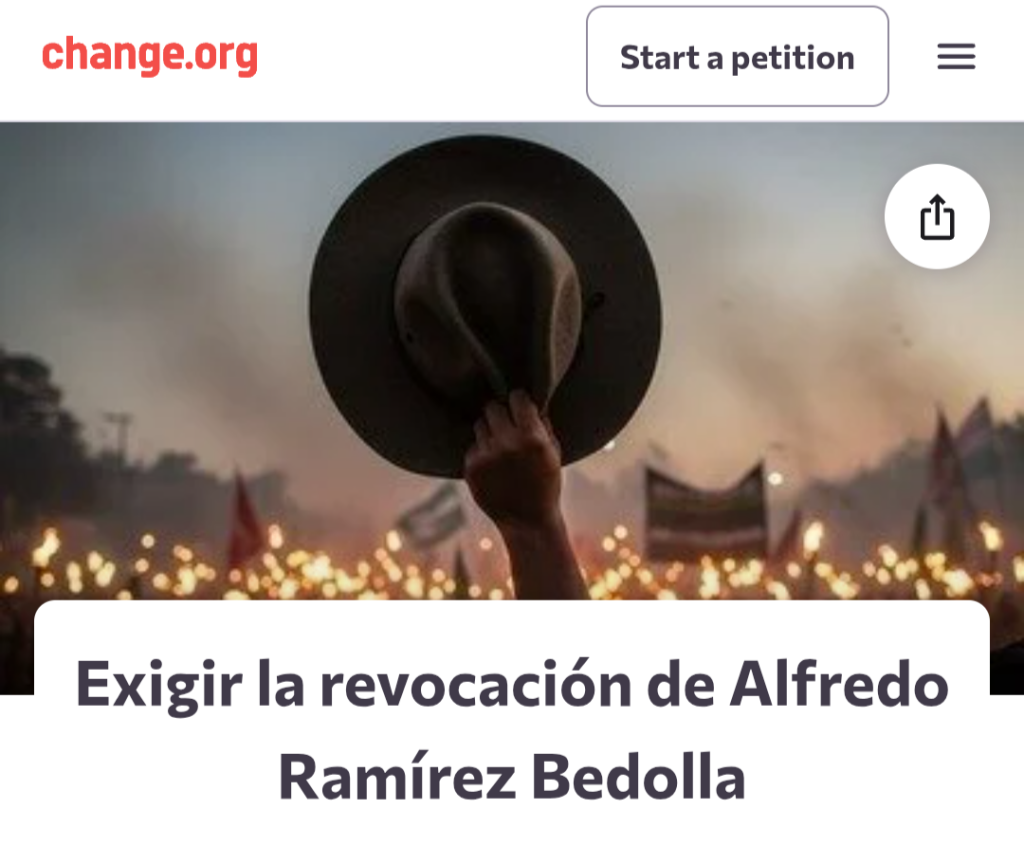 Crean petición para revocar el mandato del gobernador de Michoacán